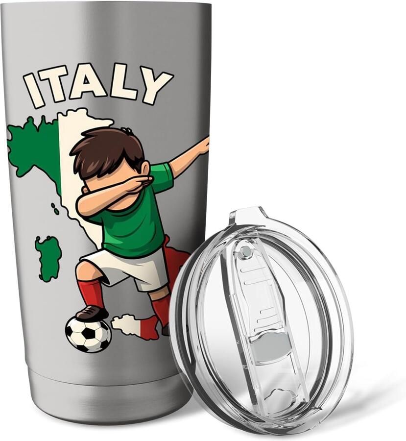 Thermobeker met Italiaanse vlag