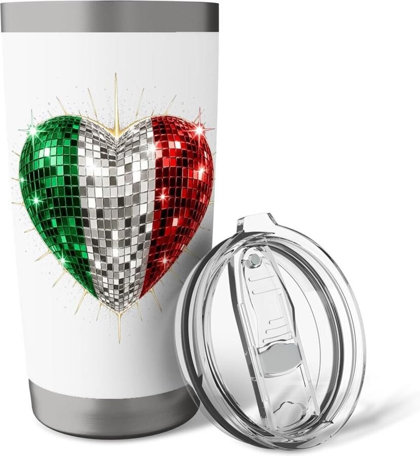 Thermobeker met Italiaanse vlag