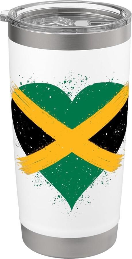 Thermobeker met Jamaicaanse vlag