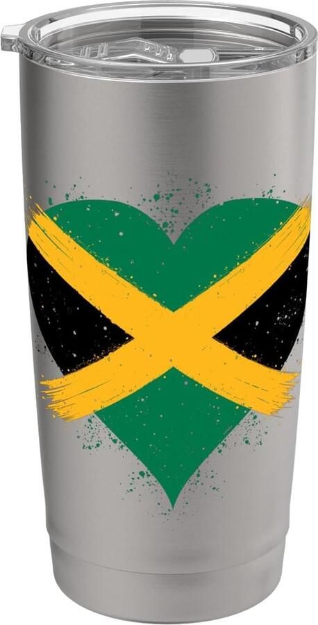 Thermobeker met Jamaicaanse vlag