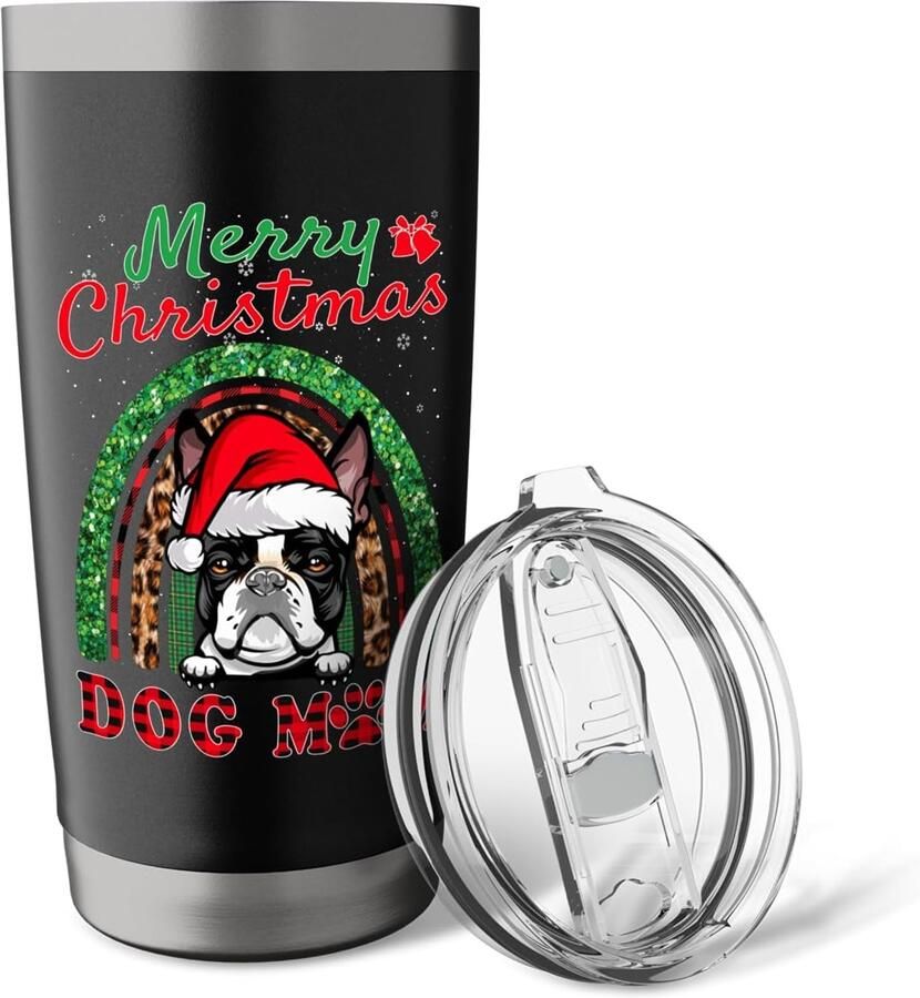 Thermobeker met kerstmotief
