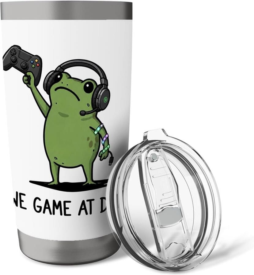 Thermobeker met kikkerdesign