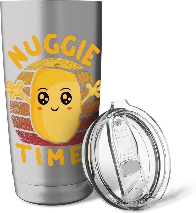 Thermobeker met kipvormige nuggets