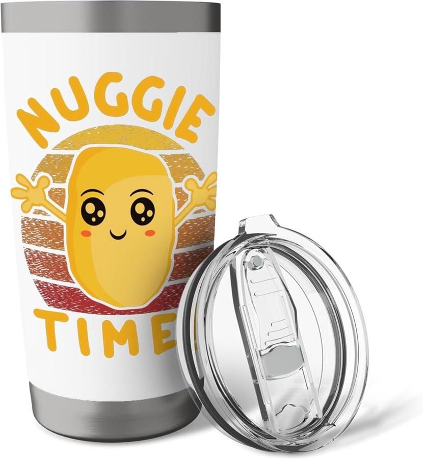 Thermobeker met kipvormige nuggets