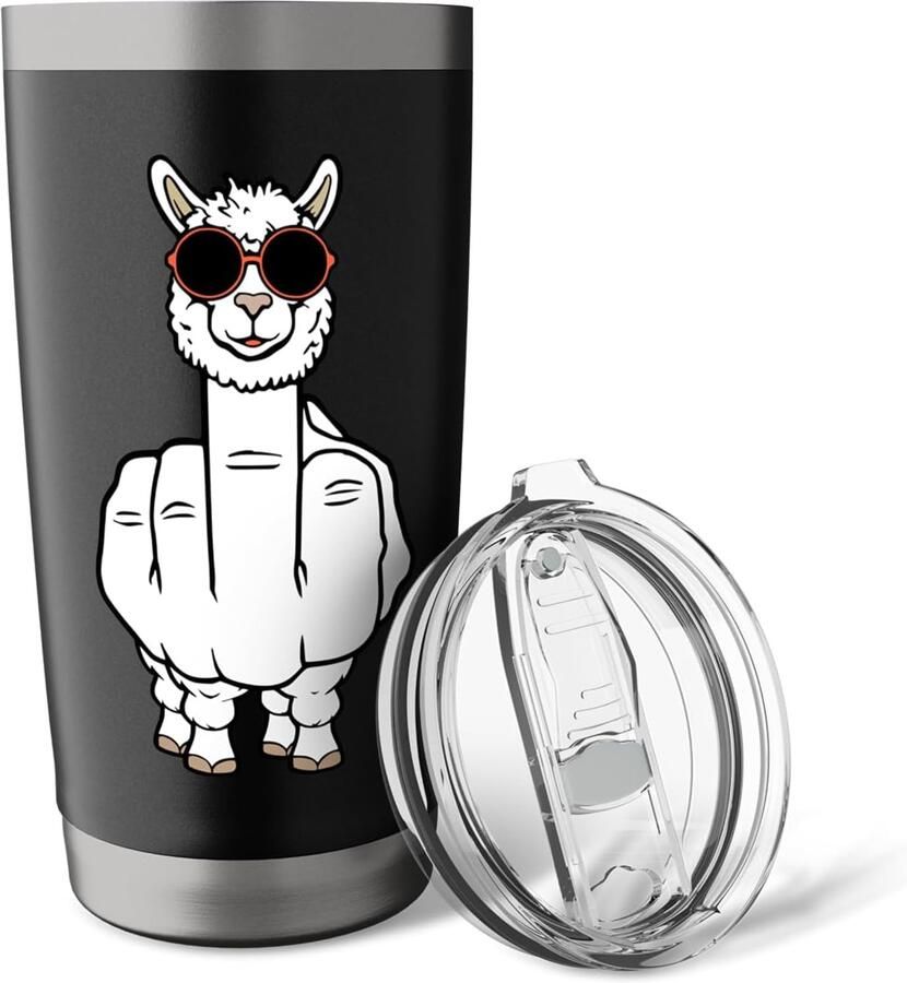 Thermobeker met lama dubbelwandig