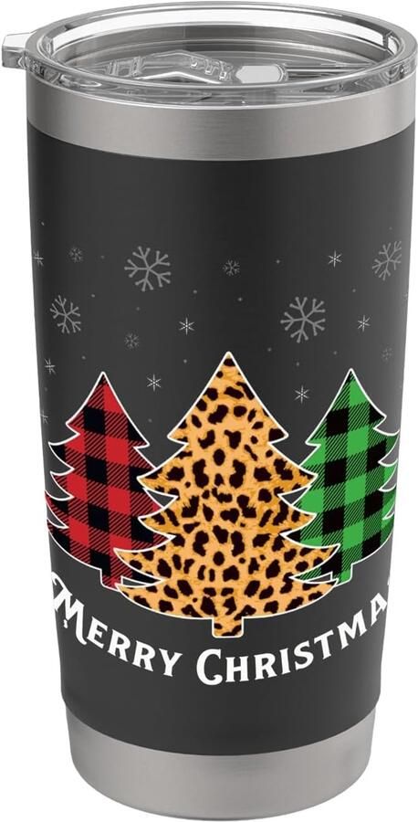 Thermobeker met Leopardenprint Rood Groen