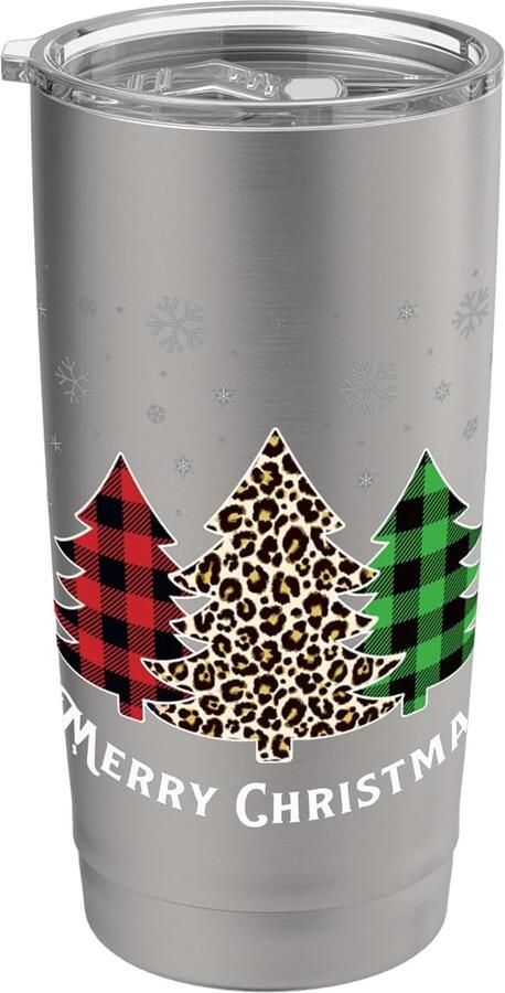 Thermobeker met Leopardenprint Rood Groen