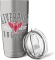 Thermobeker met Liver Bird grijs-rood - Grijs