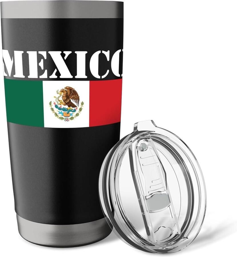 Thermobeker met Mexicaanse vlag