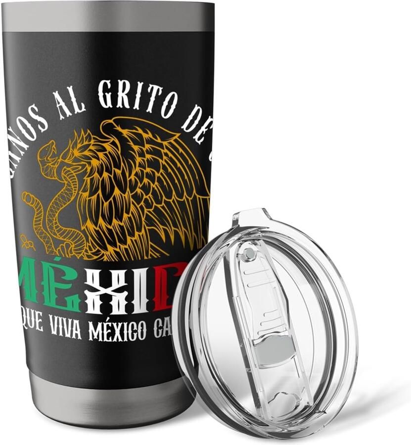 Thermobeker met Mexicaanse vlag