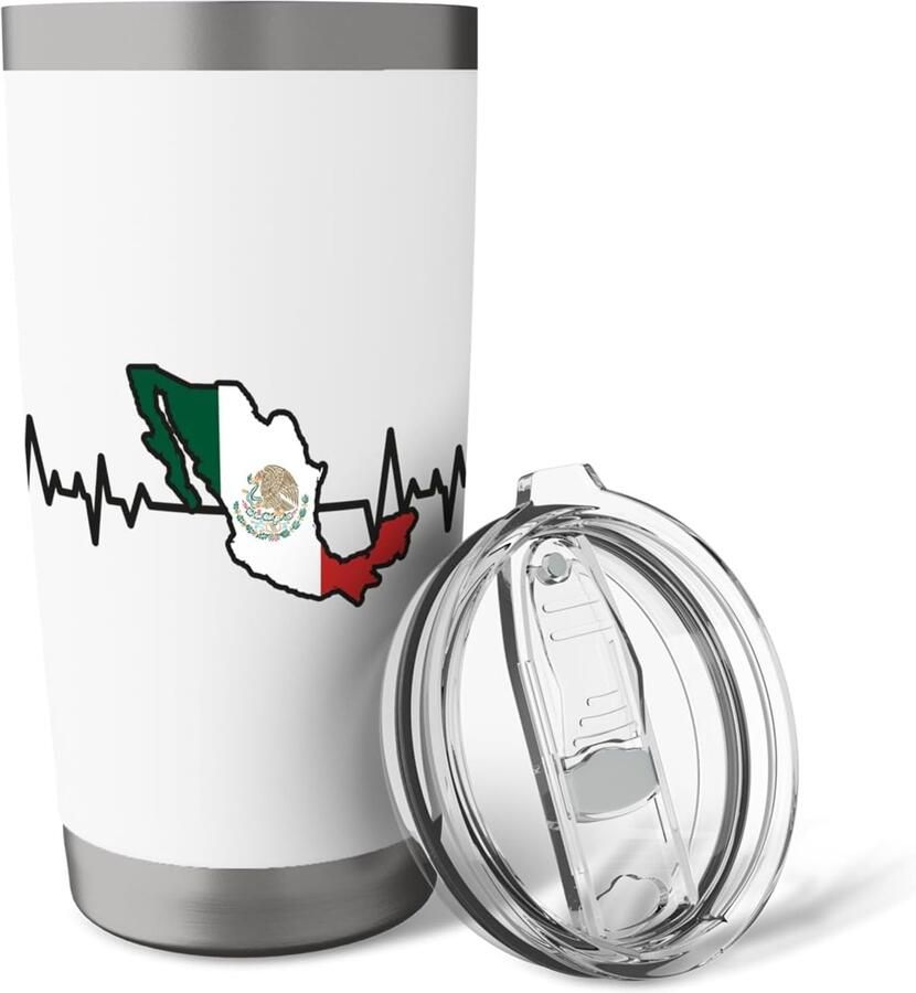 Thermobeker met Mexicaanse vlag