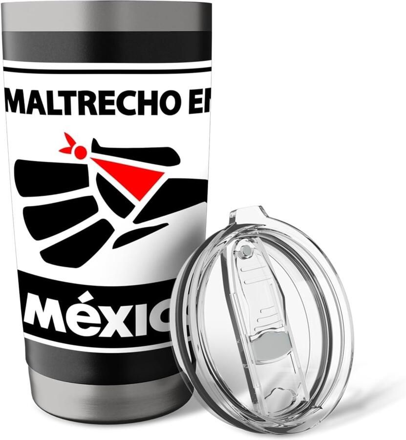 Thermobeker met Mexicaanse vlag