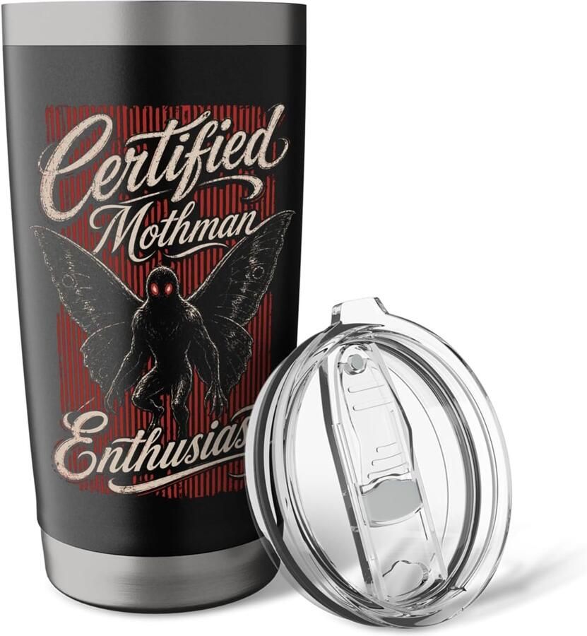 Thermobeker met Mothman-ontwerp