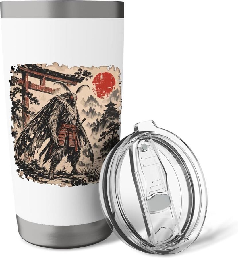 Thermobeker met Mothman-ontwerp