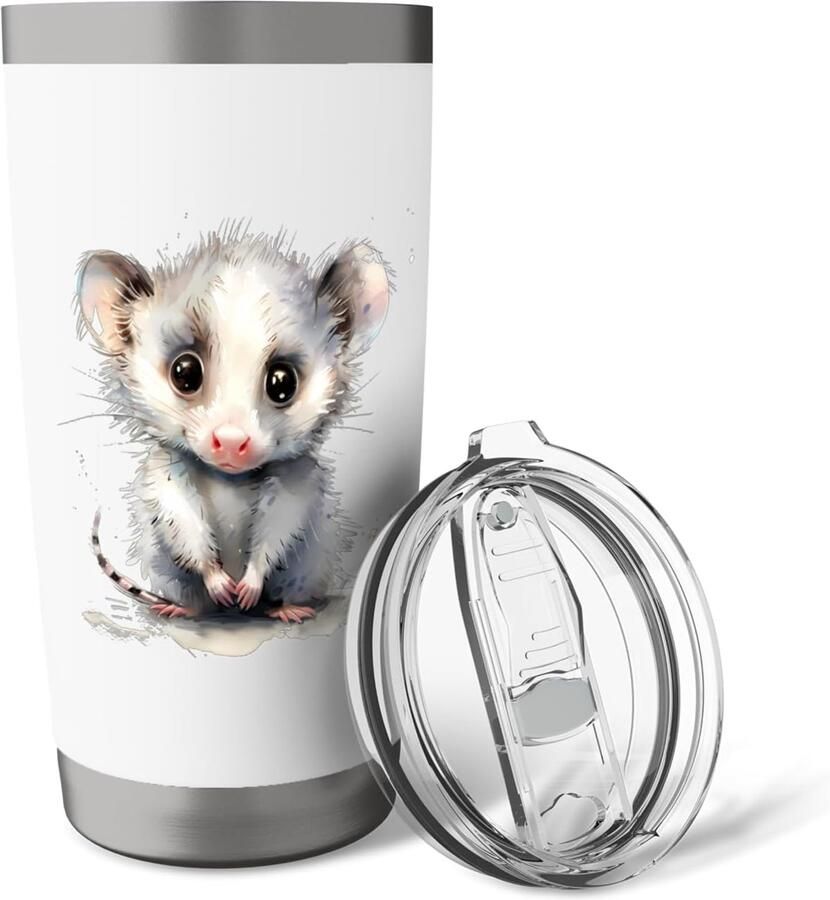 Thermobeker met opossum