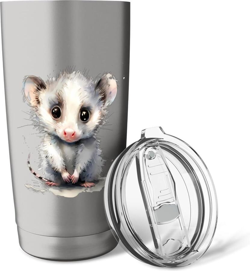 Thermobeker met opossum