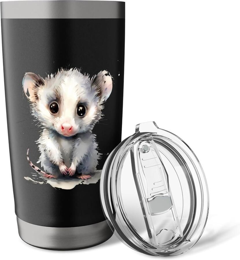 Thermobeker met opossum