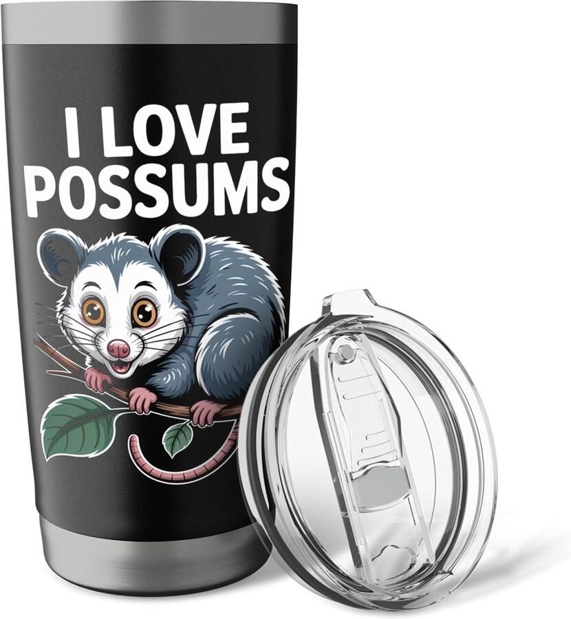 Thermobeker met opossum-ontwerp