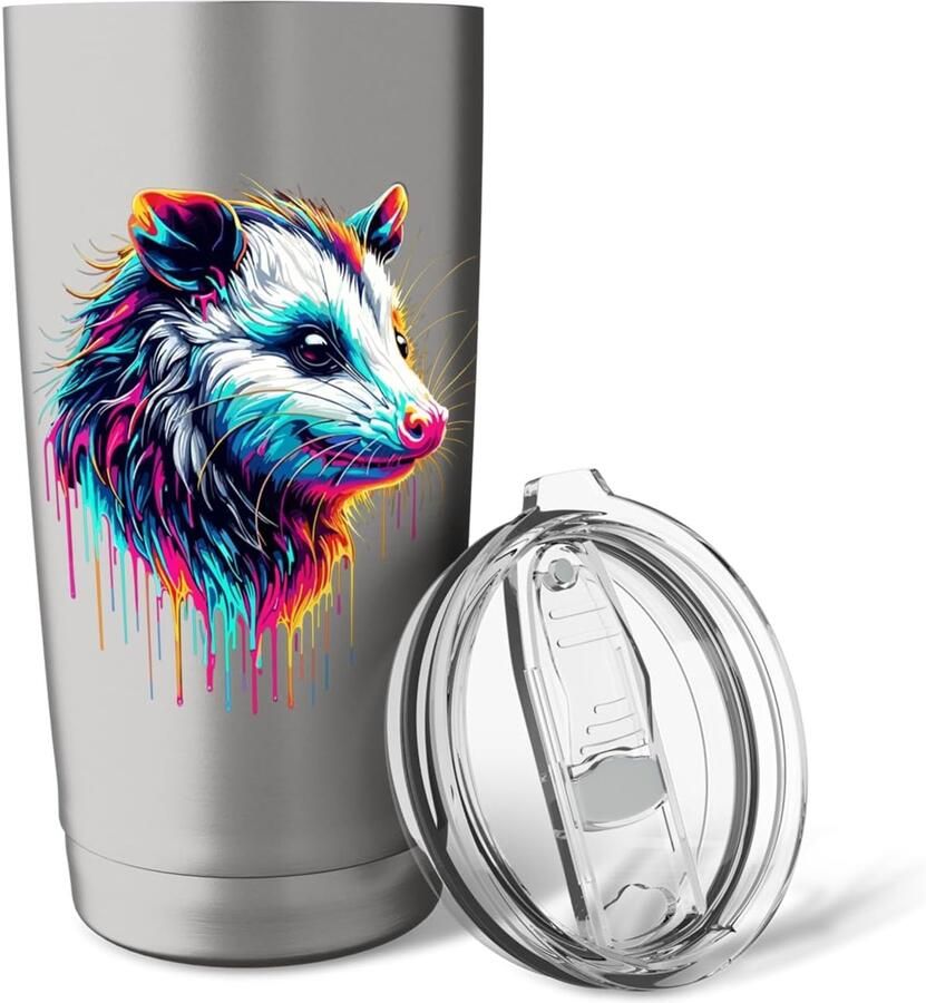 Thermobeker met opossum-ontwerp