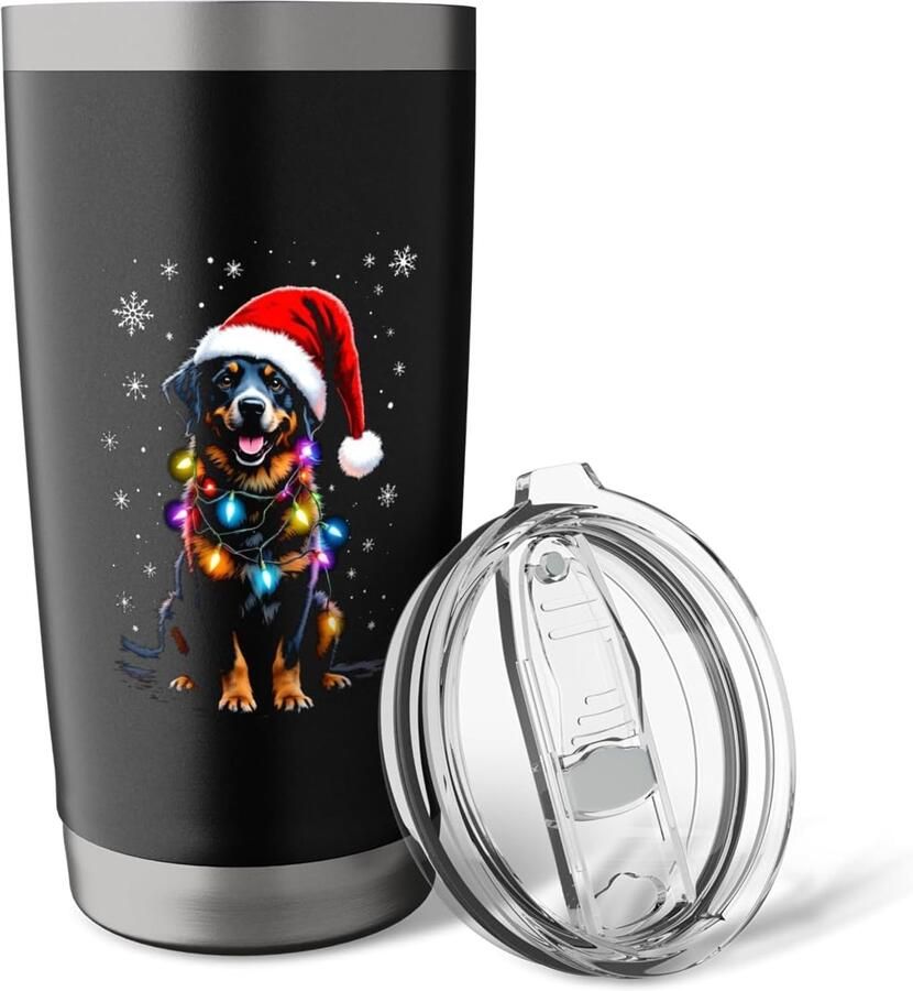 Thermobeker met rottweiler