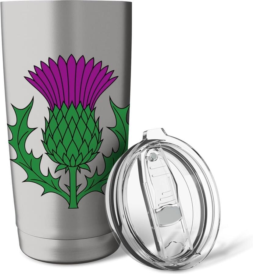 Thermobeker met Schotse distel