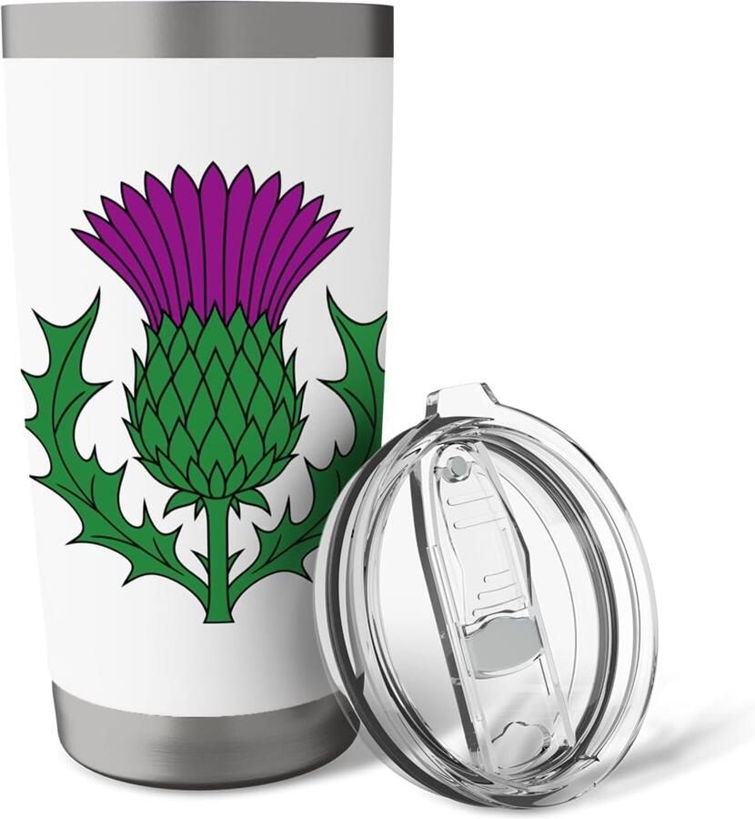 Thermobeker met Schotse distel