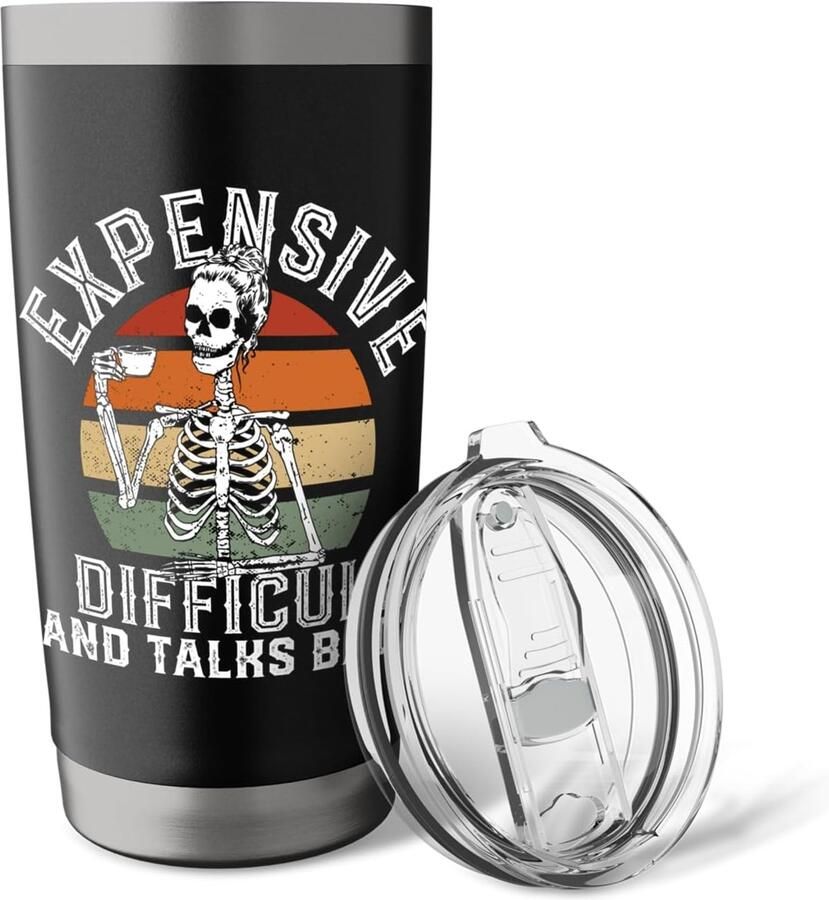 Thermobeker met skeletontwerp