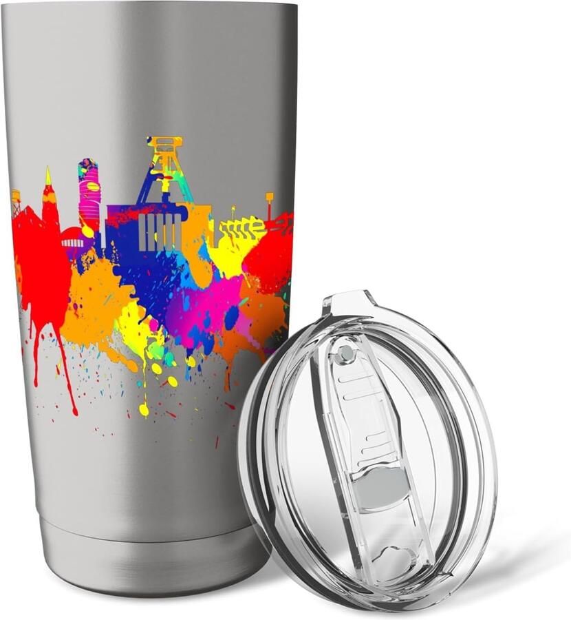 Thermobeker met skyline