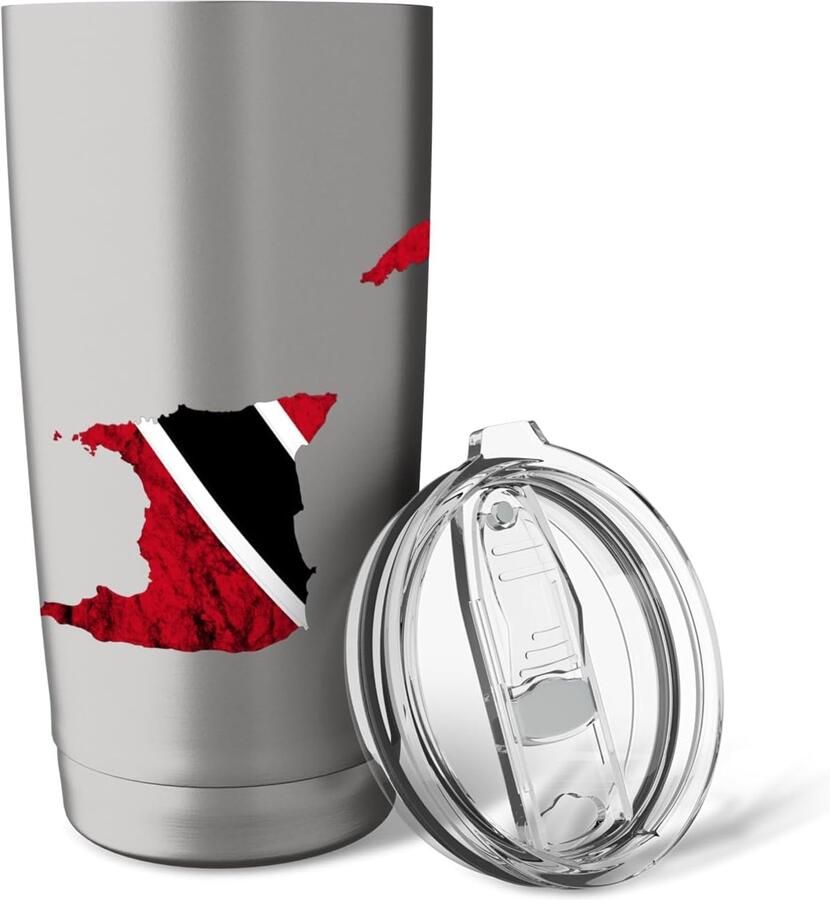 Thermobeker met Trinidadiaanse vlag