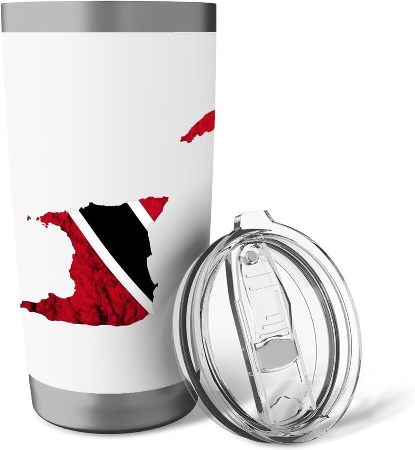 Thermobeker met Trinidadiaanse vlag