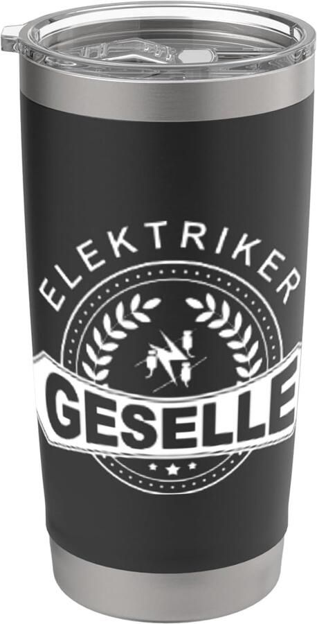 Thermobeker met vakmanschapssymbool