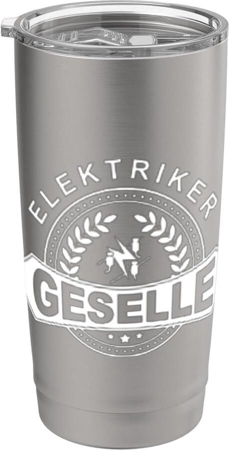 Thermobeker met vakmanschapssymbool