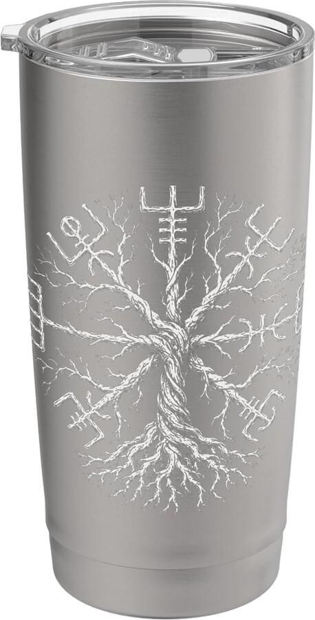 Thermobeker met Vegvisir-motief