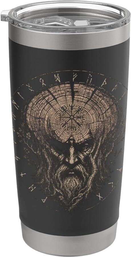 Thermobeker met Vegvisir-runen
