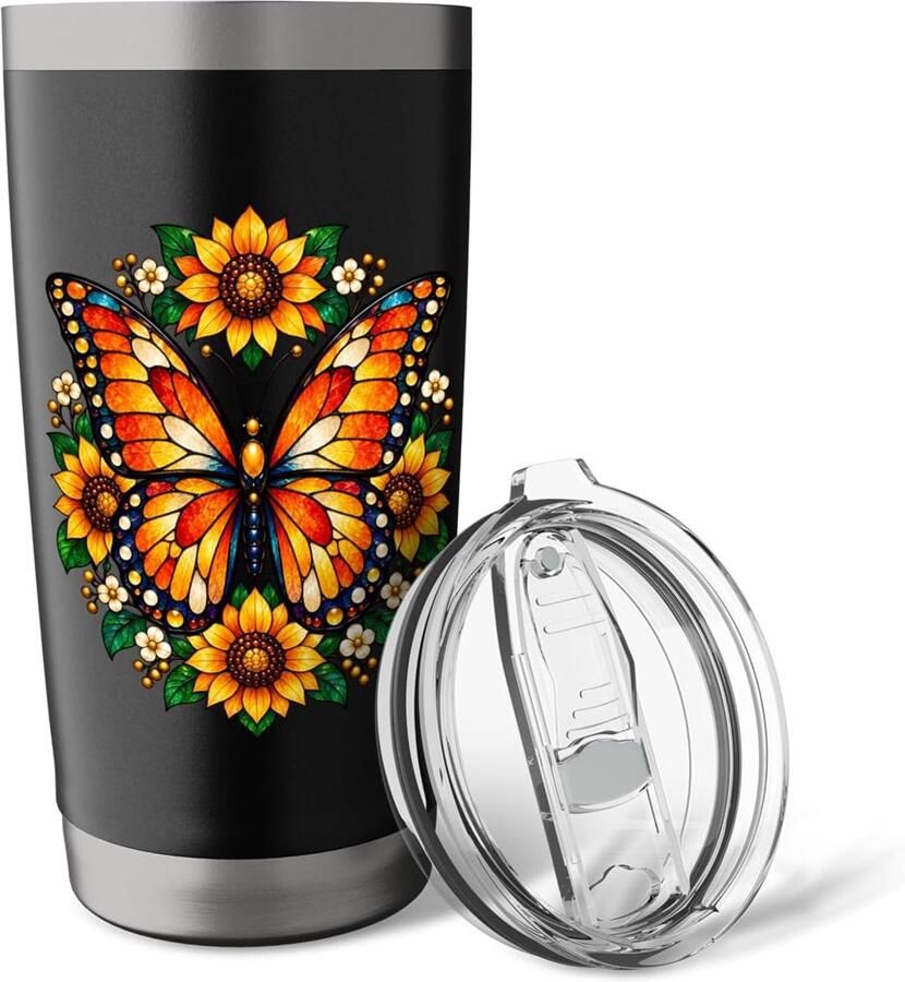 Thermobeker met vlinderdesign