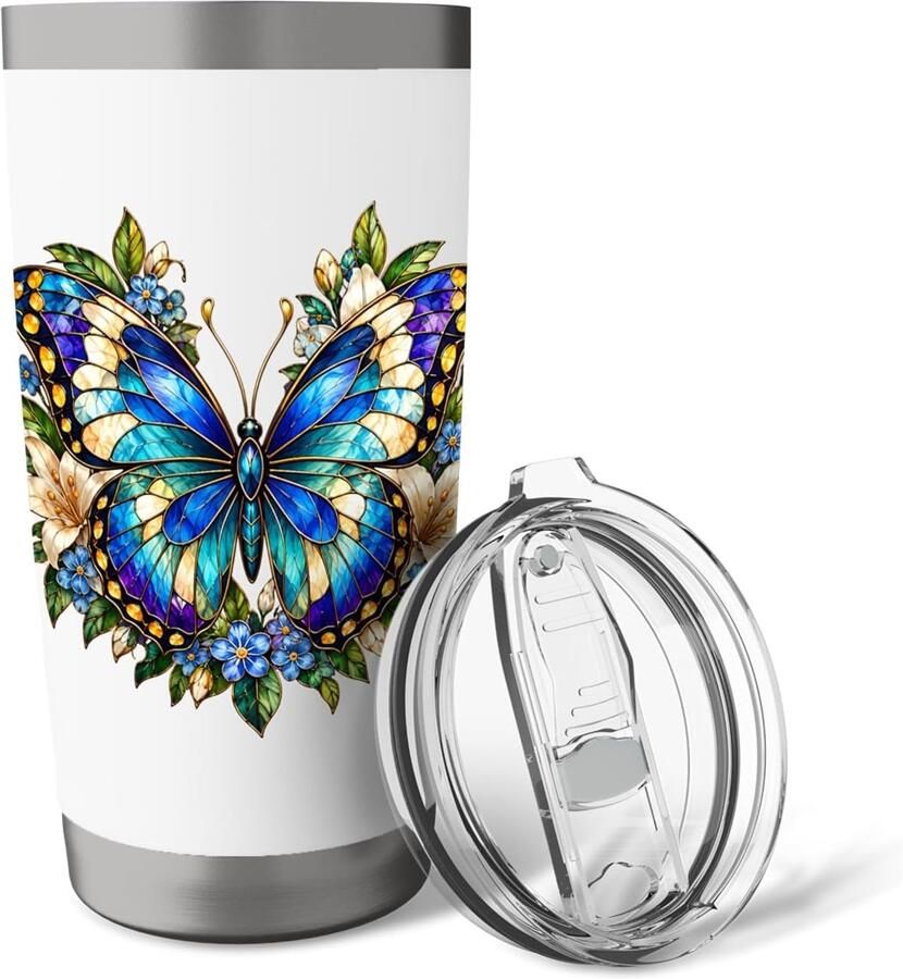 Thermobeker met vlinderdesign
