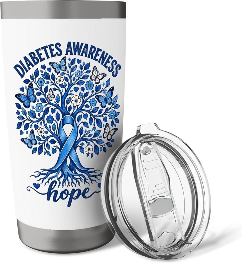 Thermobeker voor diabetesbewustzijn