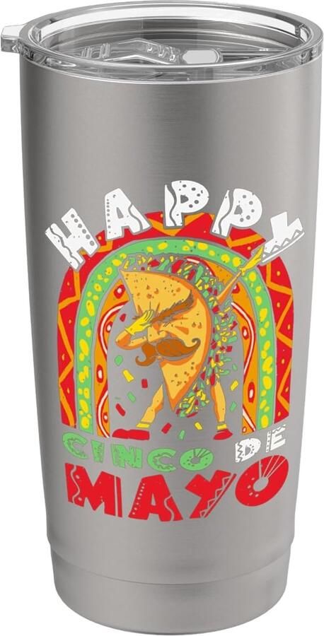 Thermobeker voor feestjes 2-wandig Cinco de Mayo