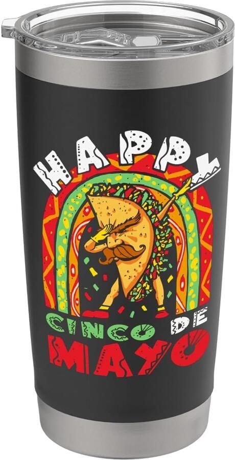 Thermobeker voor feestjes 2-wandig Cinco de Mayo