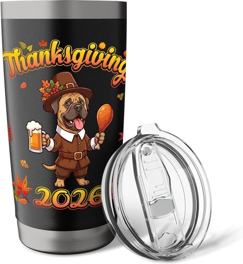 Thermobeker voor hond dubbele wand
