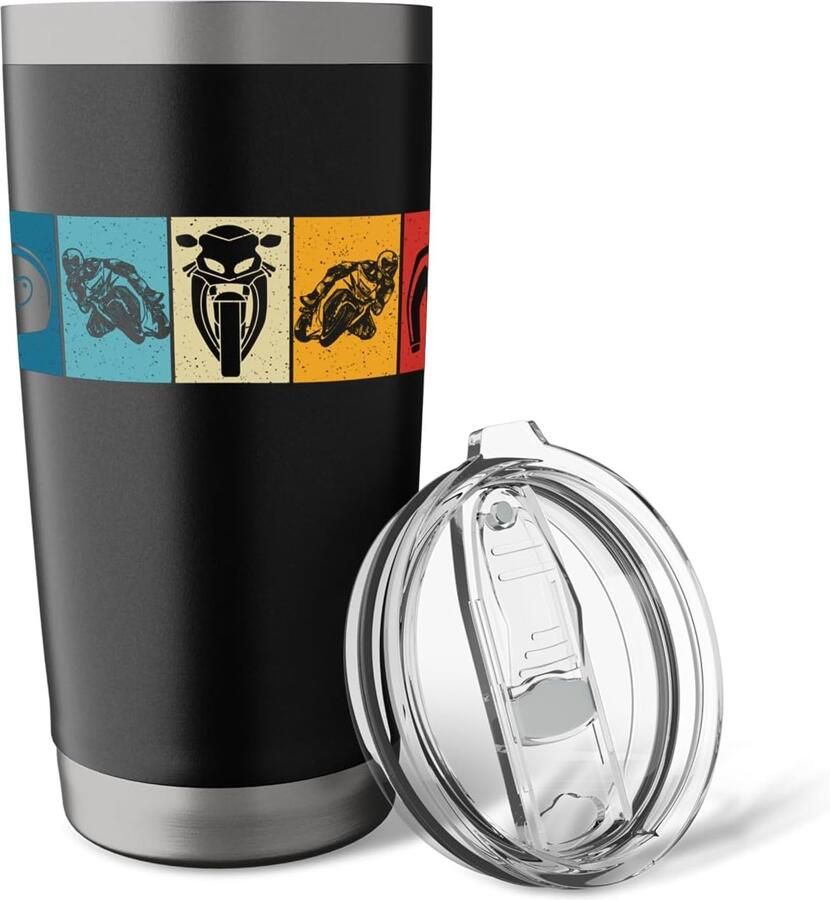 Thermobeker voor motorrijders