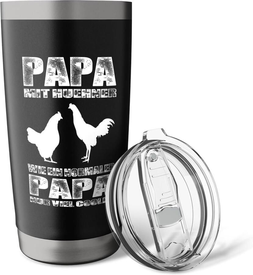 Thermobeker voor papa met kippen