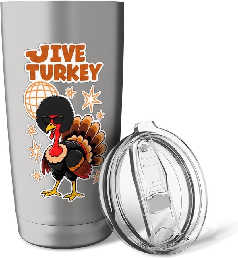 Thermobeker voor Thanksgiving met spreekwoord