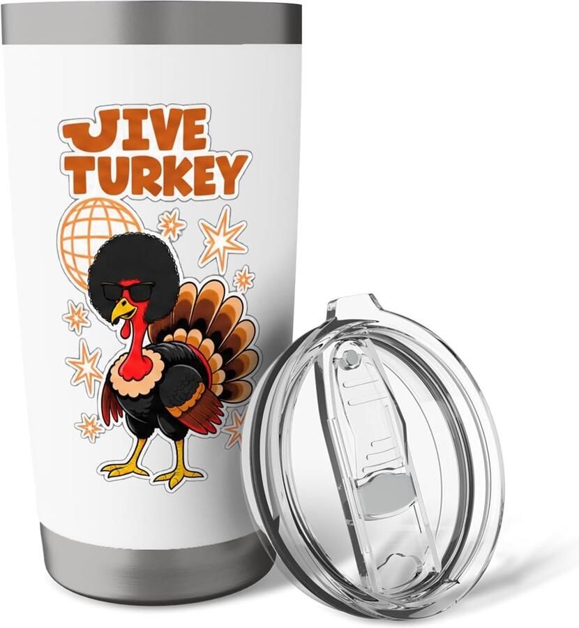 Thermobeker voor Thanksgiving met tekst