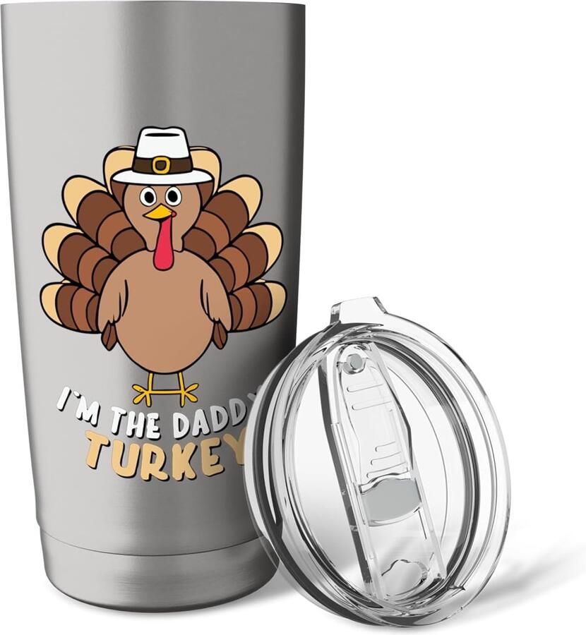 Thermobeker voor vader en zoon Thanksgiving