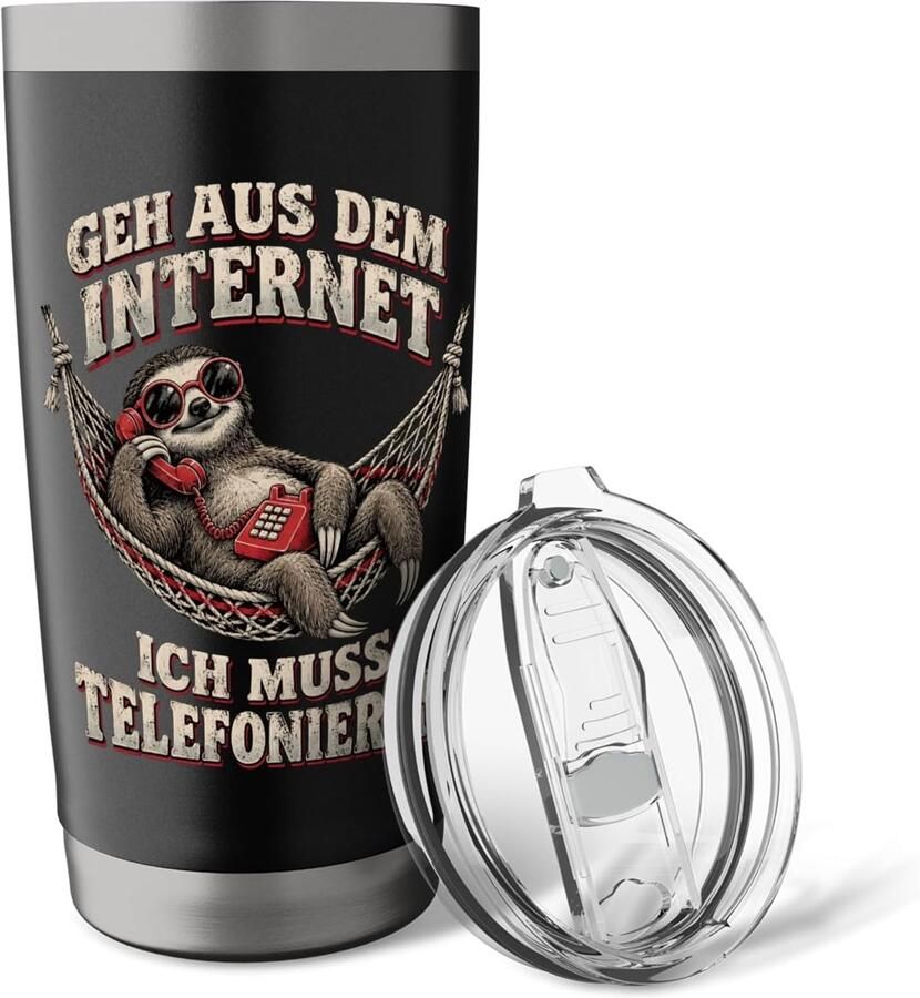 Thermosbeker dubbelwandig 90's
