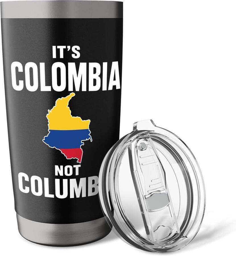 Thermosbeker met Colombiaanse vlag