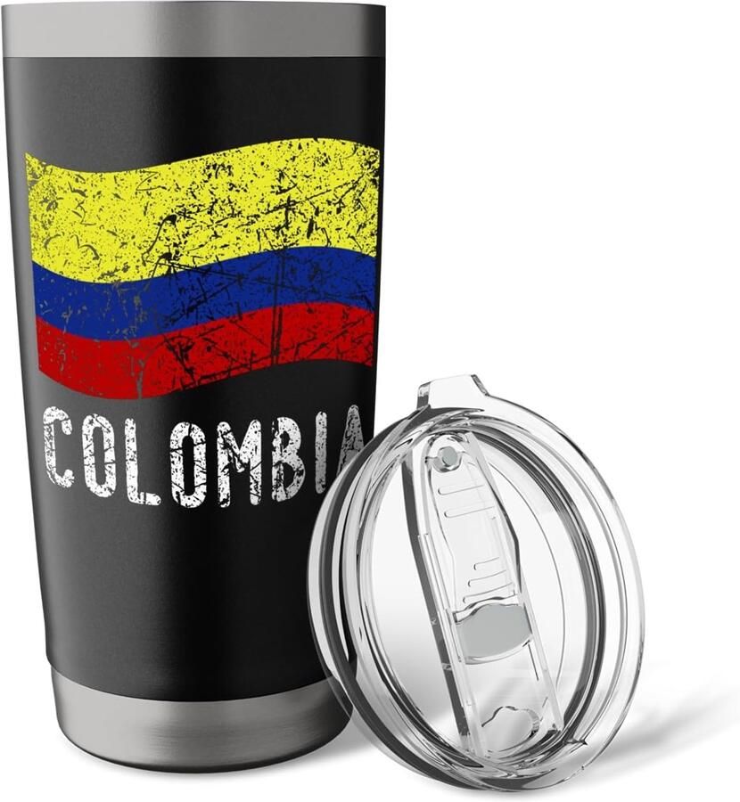 Thermosbeker met Colombiaanse vlag