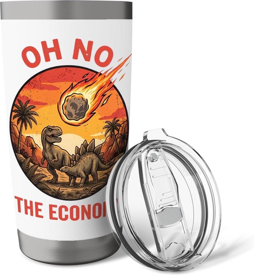 Thermosbeker met dinosaur ontwerp