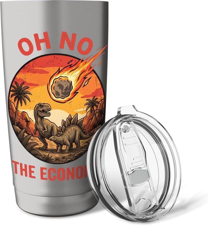 Thermosbeker met dinosaur ontwerp